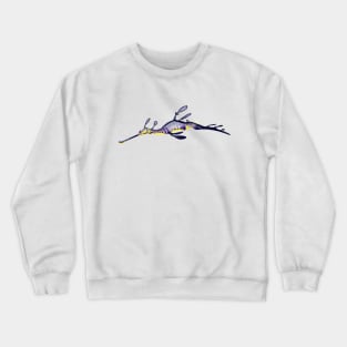 Sea Dragon, Watercolour Illustration Crewneck Sweatshirt